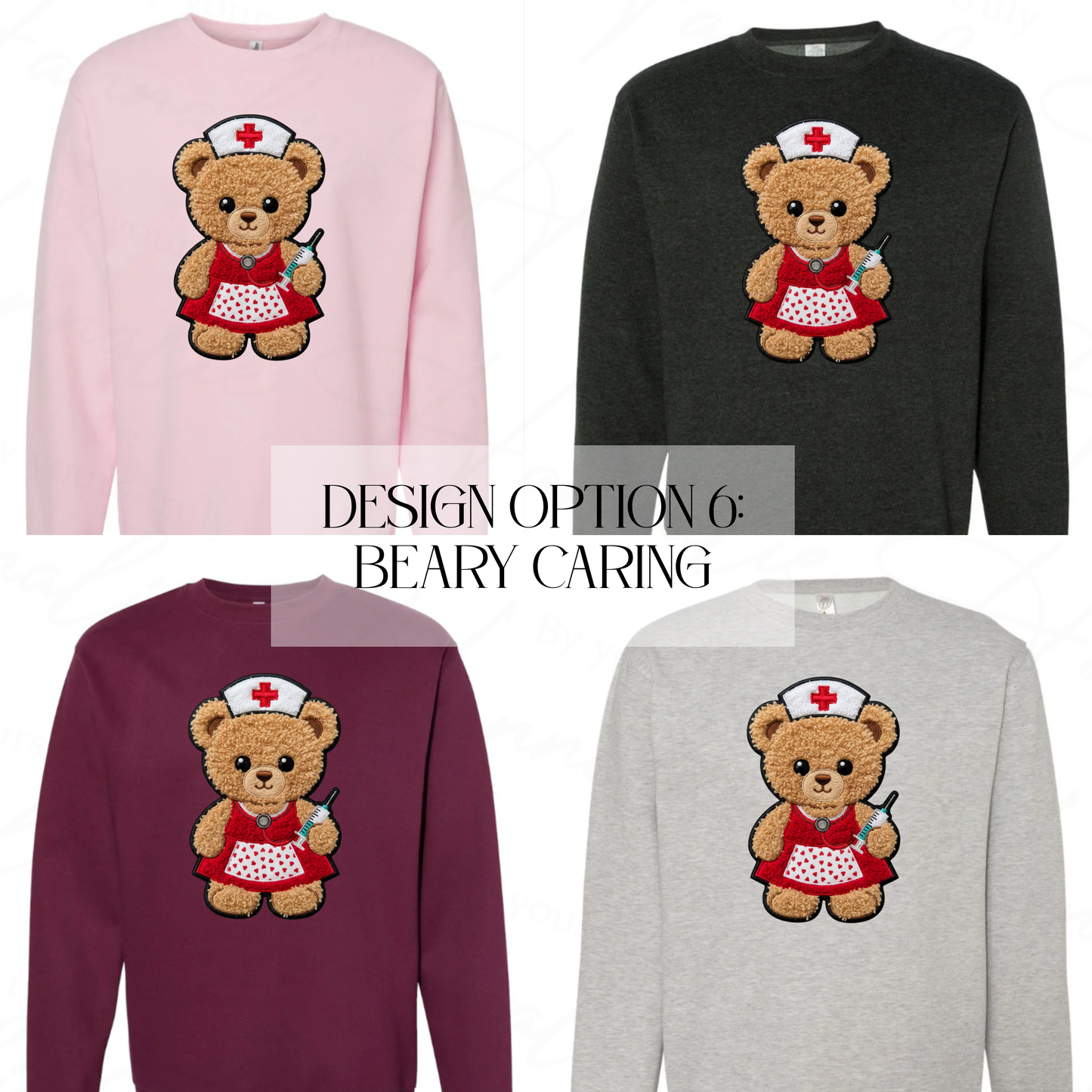 VALENTINE’S DAY NURSE CREWNECK SWEATER