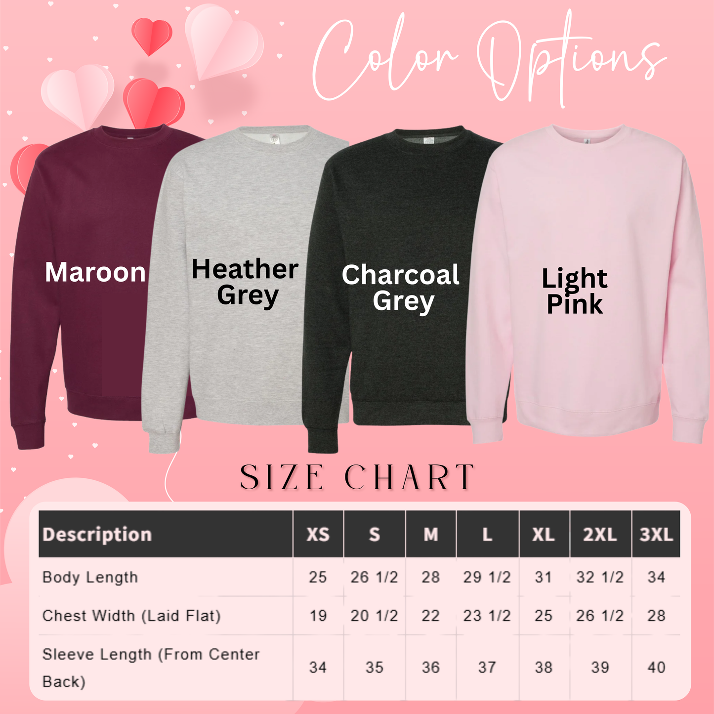 VALENTINE’S DAY NURSE CREWNECK SWEATER
