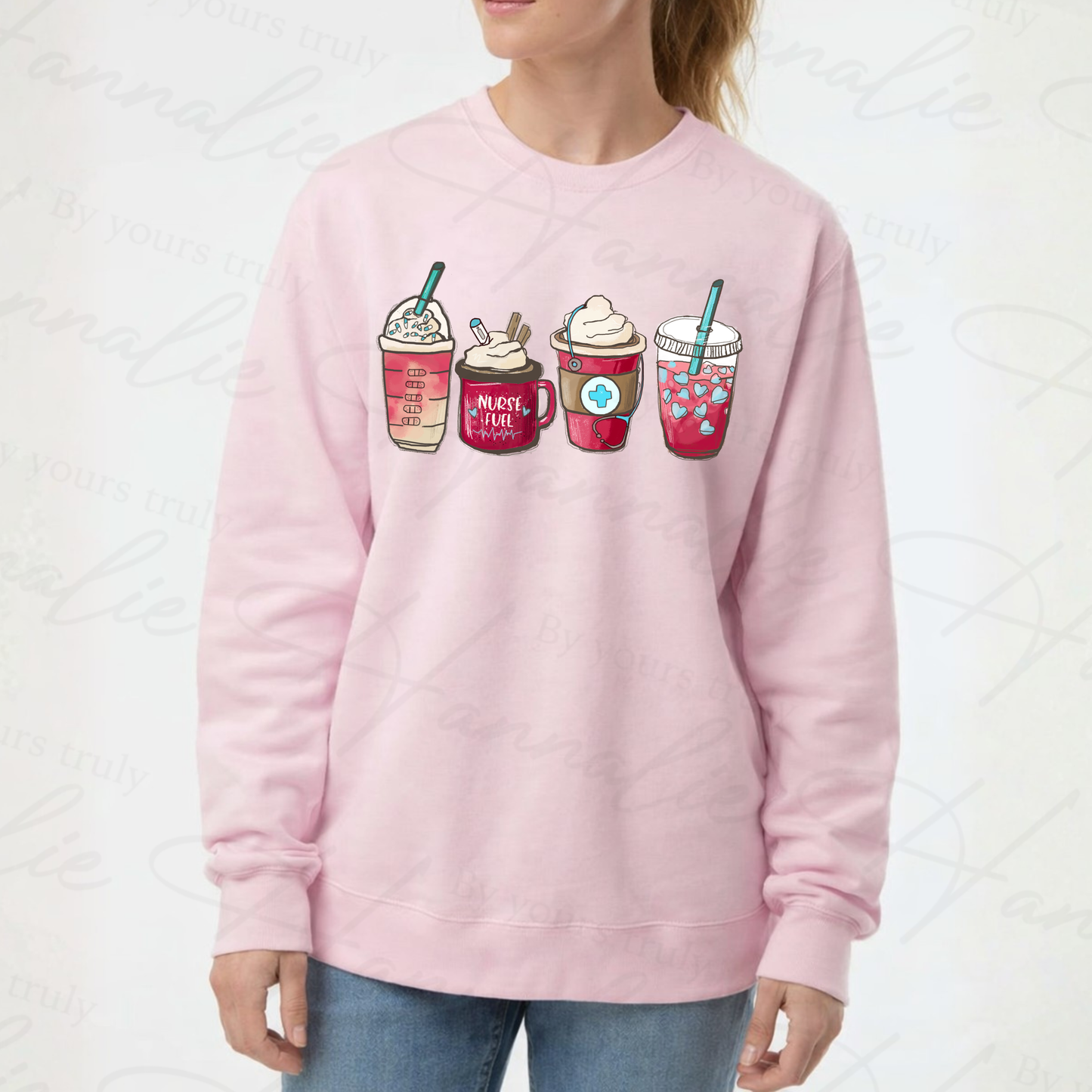 VALENTINE’S DAY NURSE CREWNECK SWEATER