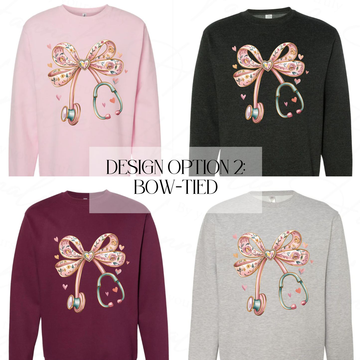 VALENTINE’S DAY NURSE CREWNECK SWEATER